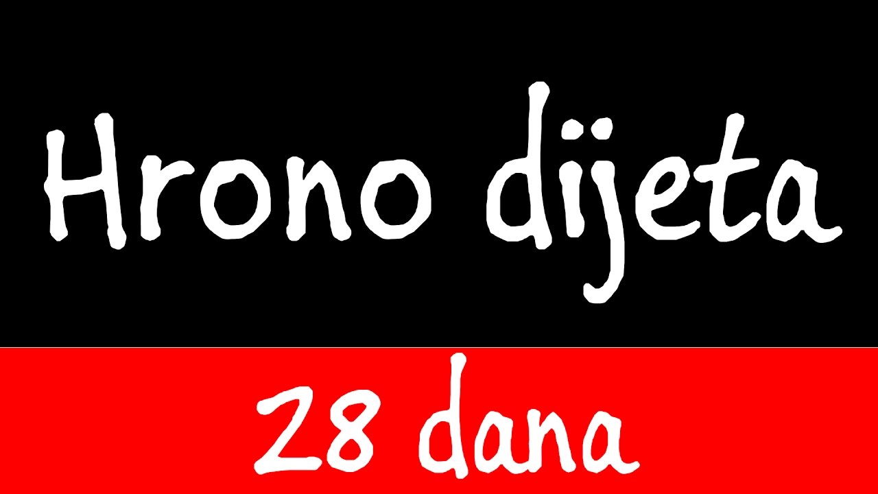 EKSPERIMENT: Hrono dijeta - 28 dana